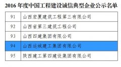 <b>我公司獲評全國誠信典型企業(yè)</b>